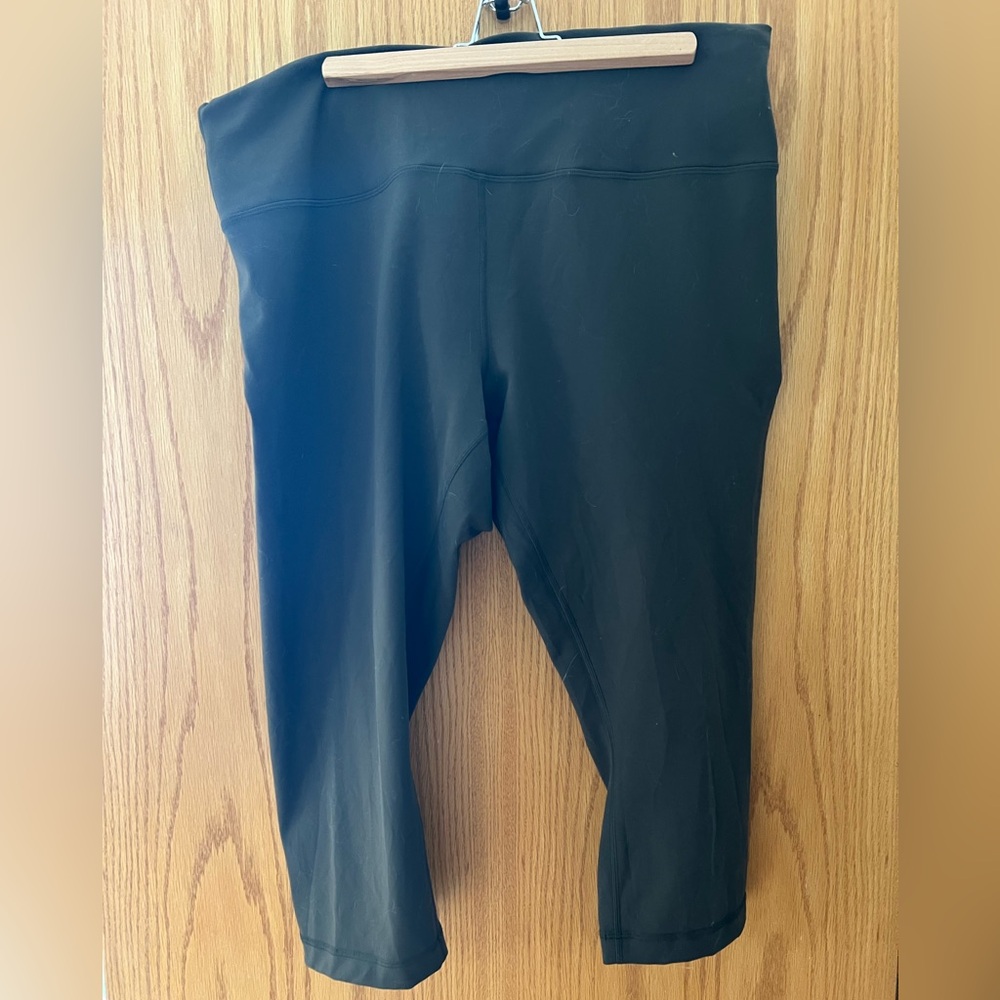 Lululemon Wunder Train High-Rise 21” (Dark Olive) - Size 20